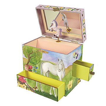 Enchantmints Horse Fairy Musical Jewelry Box