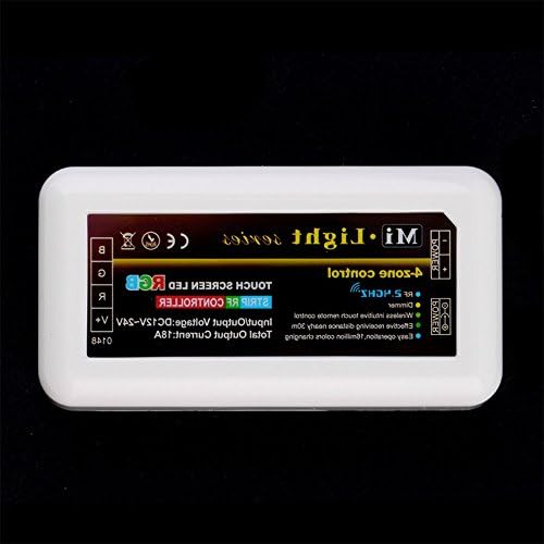 Mini 2.4G 4-zone Wireless RF DC12-24V RGB(W) LED Strip Light Controller,LED Light control receiver Brand New