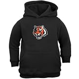 NFL Reebok Cincinnati Bengals Toddler Black Primary Logo Hoody Sweatshirt (2T)