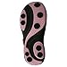 DAWGS Girls' Spirit Golf Shoes - Black with Soft Pink