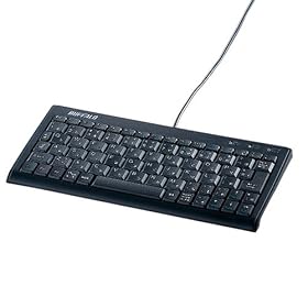 �o�b�t�@���[�R�N���T�v���C BUFFALO �L���L�[�{�[�h USB�ڑ� ���{��77�L�[ �u���b�N BKBUJ77BKA