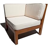 Strathwood Balboa Deep Seat Corner Chair with Cushion