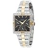 Pulsar Women's PYR046 Dress Sport Square Black Dial Two-Tone Watch