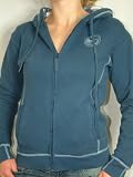 Saltrock Womens Flower Full Zip Hoody - Black | Navy | 8