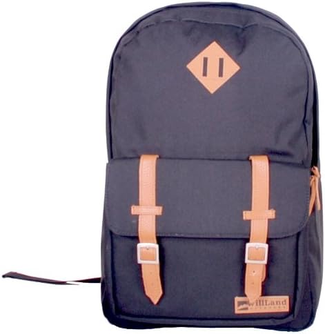 WillLand Outdoors College Romantica Backpack, Dark Night