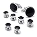 BodyJ4You Tuxedo Cufflinks Shirt Button Studs Men Set Formal Business Classic Wedding Jewelry