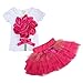 LittleSpring Little Girls' Clothing Suit Flower