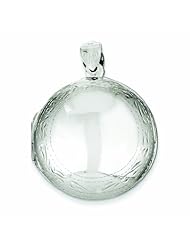 Genuine .925 Sterling Silver Large Round Locket 8.6 Grams. 100% Satisfaction Guaranteed.