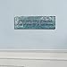 Adeco Decorative Wood Wall Hanging Sign Plaque with Every Rising of The Sun Blue Burgundy Home Decor - 13.8x4.3 Inches