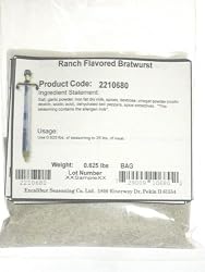 Excalibur Ranch Flavored Bratwurst, 10-Ounce Units (Pack of 12)
