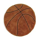 North American Bear Co. Sports Collection Baby Cozies (TM) Plush Basketball Toy Blanket- Small Size Is Perfect for Baby!