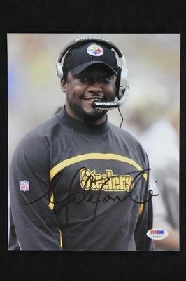 Steelers Mike Tomlin Signed 8x10 Photo Psa/dna #p72977 - Autographed NFL Photos