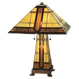 25 H Sierra Prairie Mission Lighted Base Table Lamp
