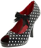 Pleaser Womens Cutiepie-07/BW Platform Sandal Sandals