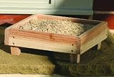 Wooden Ground Seed Feeder