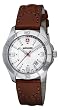 Wenger Women's 70490 Alpine White Dial Brown Leather Watch