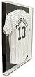 BCW Deluxe Acrylic Large Jersey Display Holder - BLACK BACK - Baseball, Football, or Hockey Jersey - Sports Memoriablia Display Case - Sportscards Collecting Supplies