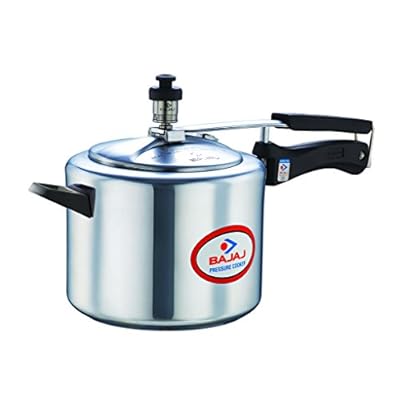 Bajaj Majesty Pressure Cooker, 5 Litres, Sliver