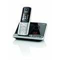 Gigaset S810A Schnurlostelefon (4,6 cm (1,8 Zoll) TFT-Farbdisplay, Freisprecheinrichtung, Anrufbeantworter) stahlgrau