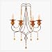 Amber Raindrop Chandelier Image