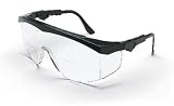 Crews Tomahawk Magnifer Safety Glasses, Clear +2.00 diopter