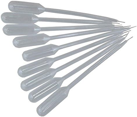 bodajingke 1.5ml Microscale Pipette Plastic Dropper 10pcs