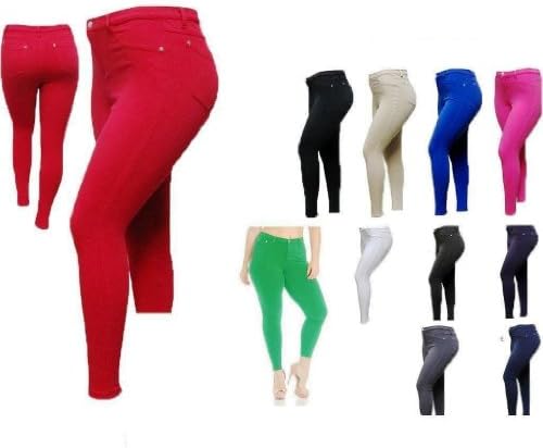 1826 MOLETON HIGH WAIST WOMENS PLUS SIZE SKINNY LEG Stretchy pants