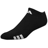 adidas Mens 3-Stripe No Show Sock 3-Pack