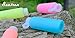 Bonison Durable Glass Water Bottle with Soft Colorful Silicone Sleeve, 14 oz, Pink