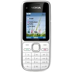 Nokia C2-01 Handy (Ohne Branding, 5,1 cm (2 Zoll), 3,2 Megapixel Kamera) silber
