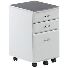 HJH Office/Buerostuhl24 673801 Rollcontainer Ekon silber