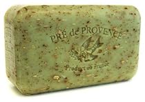 Pre de Provence Sage Soap, 250g wrapped bar. Imported from France. With shea butter and natural herbs and scents.