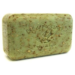 Pre De Provence Sage Soap, 150g wrapped bar. Imported from France. With shea butter and natural herbs and scents. by Pre de Provence