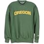 Oregon Champion Men's Tackle Twill Arch Reverse Weave Cre ( sz. L, Green : Oregon )