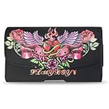 Leather Pouch Protective Carrying Cell Phone Case for HTC HD7 HD2 (T-mobile ....