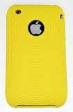 KingCase iPhone 3G & 3GS * Textured Silicone Case * (Yellow) 8GB, 16GB, 32GB