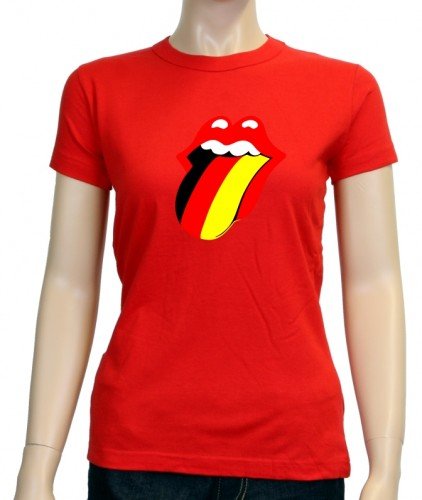 Deutschland T-SHIRT EM 2012 Z-LOGO Fußball Rot GIRLY GR.S