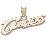 Cleveland Cavaliers 1/4" "Cavaliers" Pendant - 10KT Gold Jewelry Amazon.com