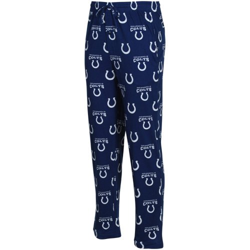 NFL Men's Indianapolis Colts Supreme Knit Pants (Speed Blue, X-Large)