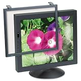 Executive Flat Frame Monitor Filter, 19-21 CRT, Antirad./Static/Glare, Putty