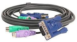6ft PS2 KVM Combo Premium Cable with Micro Lite Technology