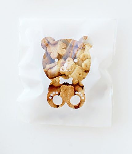 100 Teddy Bear Cello Party Favor Bags