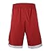 TopTie Two Tone Basketball Shorts For Men with Pockets, Pocket Training Shorts