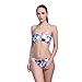 Polovi Women Swimsuit Bathing Suit Ink Painting Bandage Bikini Set 15286C0