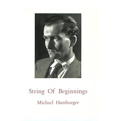String of Beginnings: Intermittent Memoirs, 1924-1954