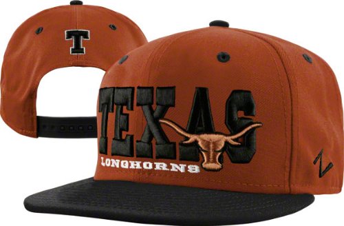 Texas Longhorns Dark Orange New Old School Adjustable Snapback Hat