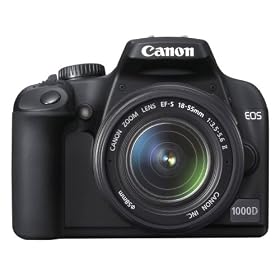 Canon EOS 1000D - Appareil Photo R�flex Num�rique - Ecran LCD 2,5" - Capteur CMOS 10 MP - Kit.Obj 18-55 II