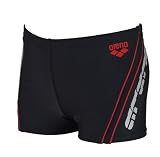 Arena Herren Badehose Bystar, black/red, 8, 27176
