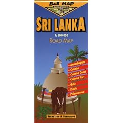 Sri Lanka Map (B&B Road Maps)