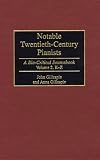 Notable Twentieth-Century Pianists: A Bio-Critical Sourcebook (Bio-Critical Sourcebooks on Musical Performance)の画像